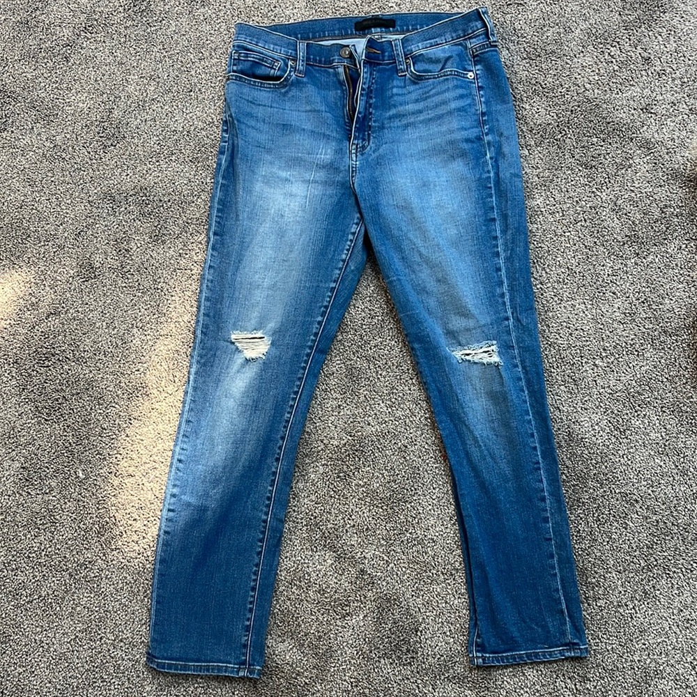 Straight leg jeans